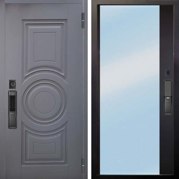 Входная дверь Аргус SMART Могадиш Силк флай + Магнум Черный софт