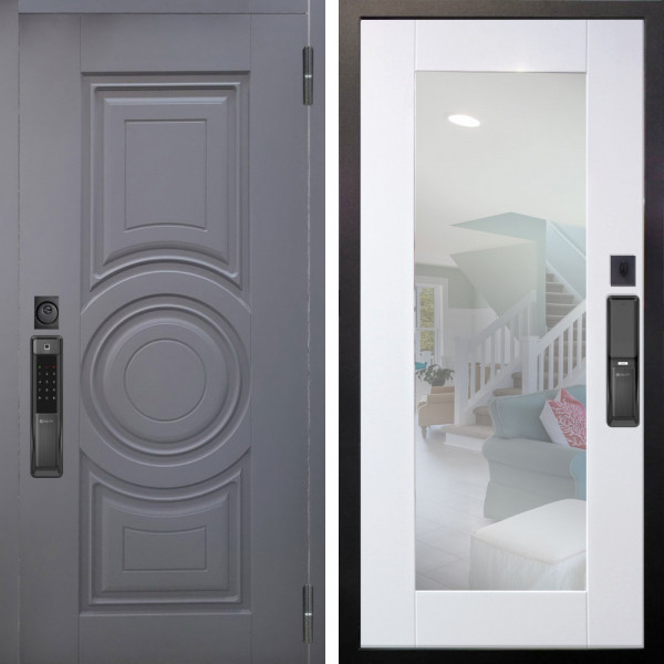 Входная дверь Аргус SMART Могадиш Силк флай + Милли Роял вуд белый