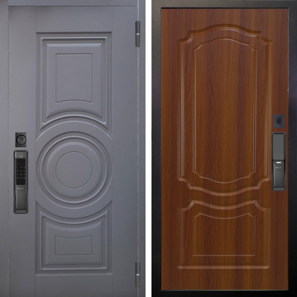 Входная дверь Аргус SMART Могадиш Силк флай + Мишель Дуб рустикальный