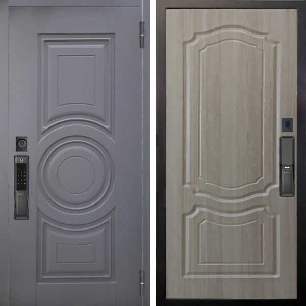 Входная дверь Аргус SMART Могадиш Силк флай + Мишель Ларче светлый