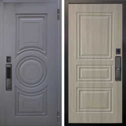 Входная дверь Аргус SMART Могадиш Силк флай + Скиф Дуб филадельфия крем