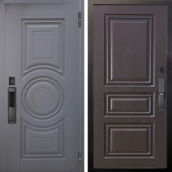 Входная дверь Аргус SMART Могадиш Силк флай + Скиф Горький шоколад