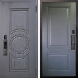 Входная дверь Аргус SMART Могадиш Силк флай + Соло Антрацит