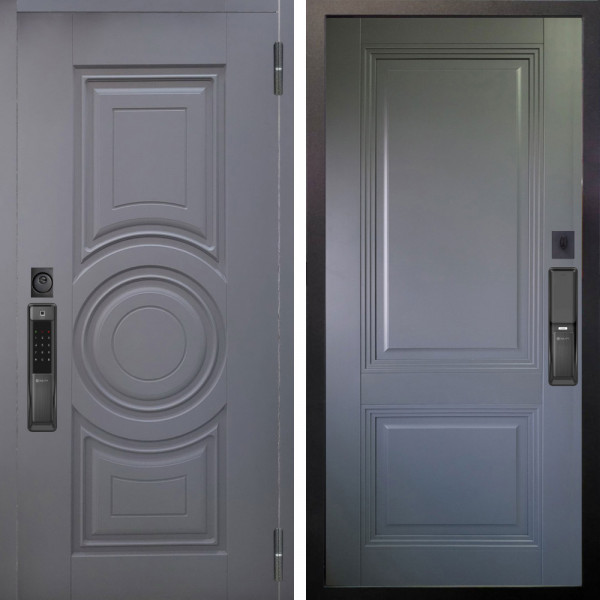 Входная дверь Аргус SMART Могадиш Силк флай + Соло Антрацит