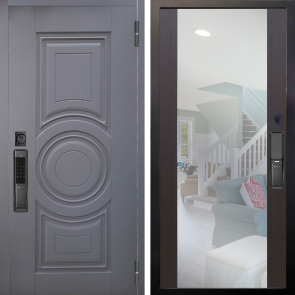 Входная дверь Аргус SMART Могадиш Силк флай + Вояж Венге