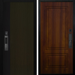 Входная дверь Аргус SMART рокси дуб рейка морение + Элион Дуб рустикальный