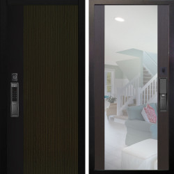 Входная дверь Аргус SMART рокси дуб рейка морение + Вояж Венге