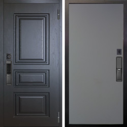 Входная дверь Аргус SMART Скиф Горький шоколад + Элегант Силк маус