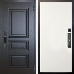 Входная дверь Аргус SMART Скиф Горький шоколад + Элегант Софт милк