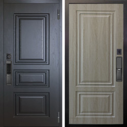 Входная дверь Аргус SMART Скиф Горький шоколад + Элион Дуб филадельфия крем