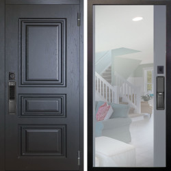 Входная дверь Аргус SMART Скиф Горький шоколад + Магнум Силк маус