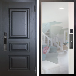 Входная дверь Аргус SMART Скиф Горький шоколад + Магнум Софт милк