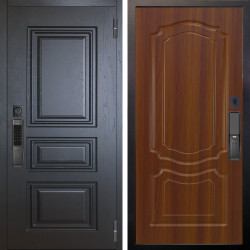 Входная дверь Аргус SMART Скиф Горький шоколад + Мишель Дуб рустикальный