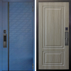 Входная дверь Аргус SMART Тори Синий софт + Элион Дуб филадельфия крем