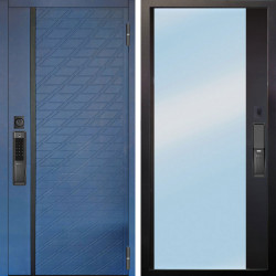 Входная дверь Аргус SMART Тори Синий софт + Магнум Черный софт