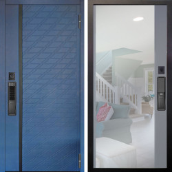 Входная дверь Аргус SMART Тори Синий софт + Магнум Силк маус