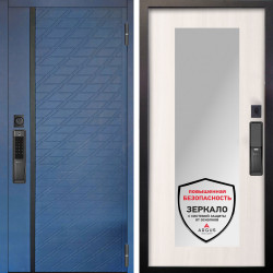 Входная дверь Аргус SMART Тори Синий софт + Милли Ларче светлый