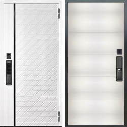 Входная дверь Аргус SMART Тори Софт милк + Агат Вельвет белый горизон