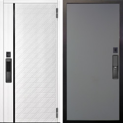 Входная дверь Аргус SMART Тори Софт милк + Элегант Силк маус