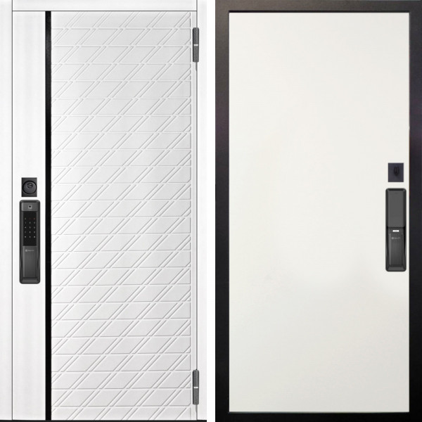 Входная дверь Аргус SMART Тори Софт милк + Элегант Софт милк