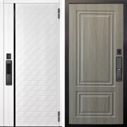 Входная дверь Аргус SMART Тори Софт милк + Элион Дуб филадельфия крем