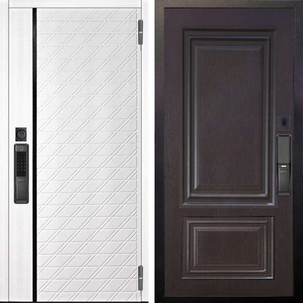 Входная дверь Аргус SMART Тори Софт милк + Элион Горький шоколад