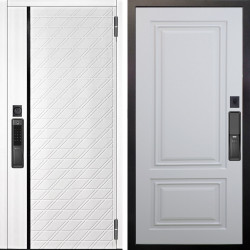 Входная дверь Аргус SMART Тори Софт милк + Элион Софт милк
