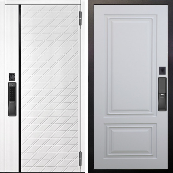 Входная дверь Аргус SMART Тори Софт милк + Элион Софт милк