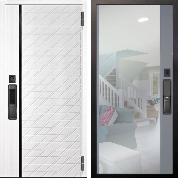 Входная дверь Аргус SMART Тори Софт милк + Магнум Силк маус