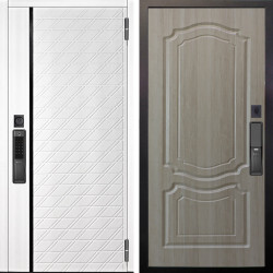 Входная дверь Аргус SMART Тори Софт милк + Мишель Ларче светлый