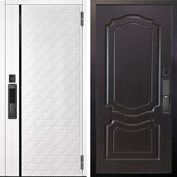 Входная дверь Аргус SMART Тори Софт милк + Мишель Венге