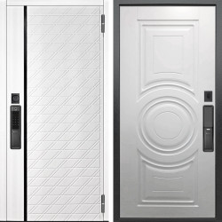 Входная дверь Аргус SMART Тори Софт милк + Могадиш Софт милк