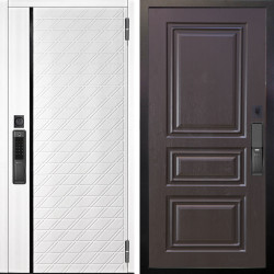 Входная дверь Аргус SMART Тори Софт милк + Скиф Горький шоколад