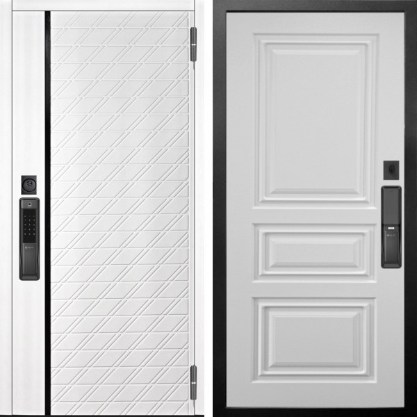 Входная дверь Аргус SMART Тори Софт милк + Скиф Софт милк