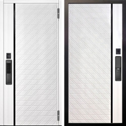 Входная дверь Аргус SMART Тори Софт милк + Тори Софт милк