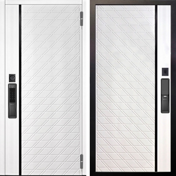 Входная дверь Аргус SMART Тори Софт милк + Тори Софт милк