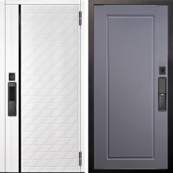 Входная дверь Аргус SMART Тори Софт милк + Тревор Силк маус