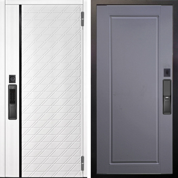 Входная дверь Аргус SMART Тори Софт милк + Тревор Силк маус