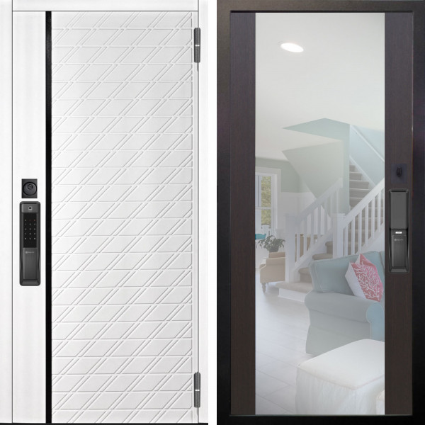 Входная дверь Аргус SMART Тори Софт милк + Вояж Венге