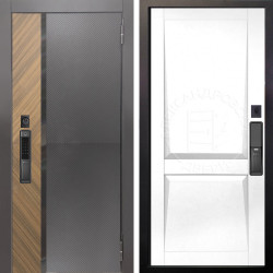 Входная дверь Аргус SMART Фуриоса + Ариана Белая эмаль