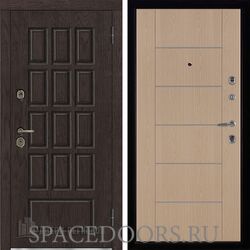 Дверь входная Двери Регионов Центурион люкс ЛАЙТ MD-003 Беленый дуб