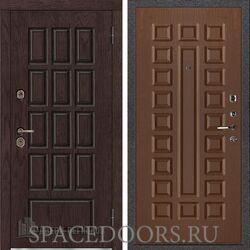 Дверь входная Двери Регионов Центурион люкс Стандарт А-002 Орех тёмный
