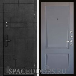 Дверь входная Двери Регионов Флагман доминион Perfecto barhat grey