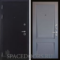 Дверь входная Двери Регионов Колизей Антик Тёмное Серебро barhat grey