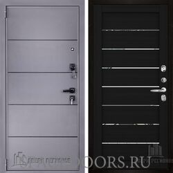 Дверь входная Двери Регионов Liberty H4 Силк Титан Light 2125 Шоко