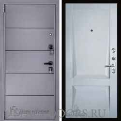 Дверь входная Двери Регионов Liberty H4 Силк Титан Perfecto barhat light