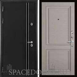 Дверь входная Двери Регионов Норд 2 Decanto Barhat grey