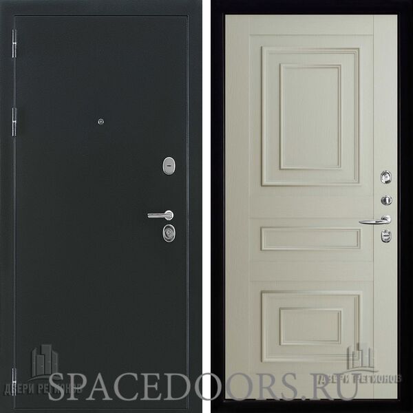 Дверь входная Двери Регионов Президент Х7 Florence 62001 Серена светло-серый