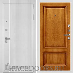 Дверь входная Двери Регионов Президент Лайн белый Корсика Patina Antico