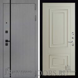 Дверь входная Двери Регионов Президент Лайн Силк титан Florence 62002 Серена светло-серый